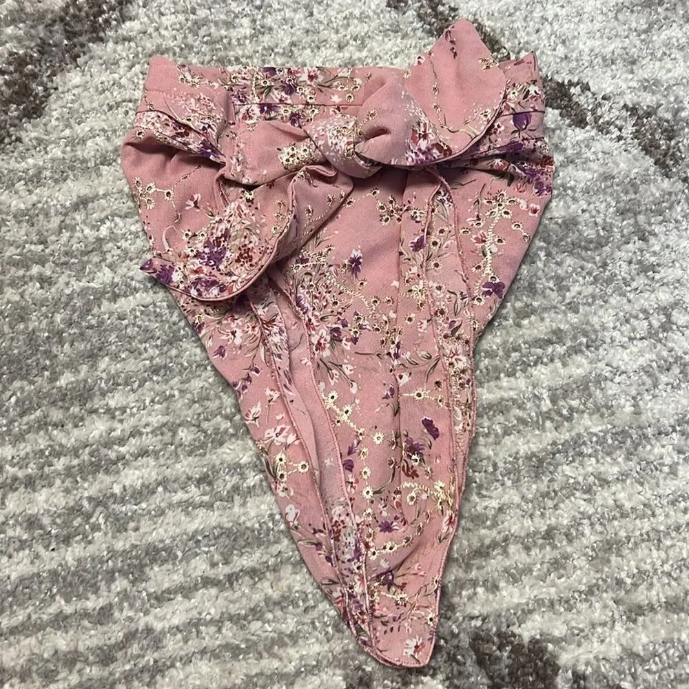 Free People Honey Hair Scarf Pink